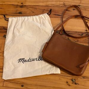 Madewell Tan Leather Shoulder Bag